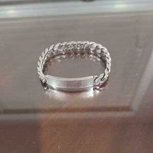 Vintage 950 Sterling Silver I.D. Bracelet!!! Better Than 925